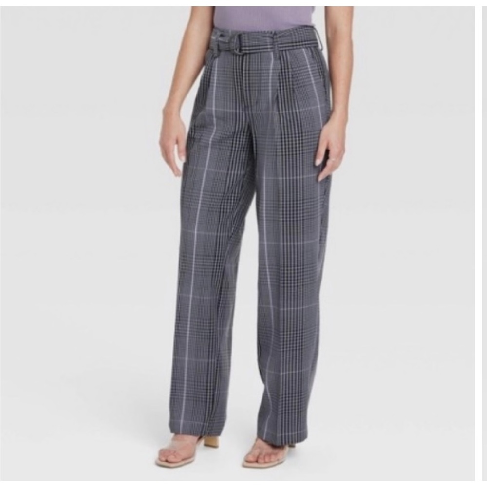 A New Day wide leg plaid pants